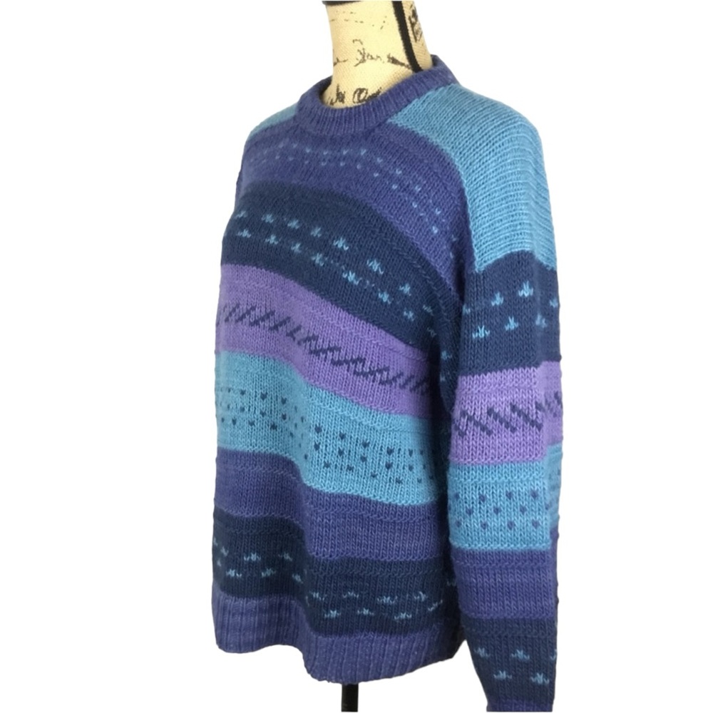 Distressed Nomadic Traders 100% Wool Sweater - Picture 9 of 9